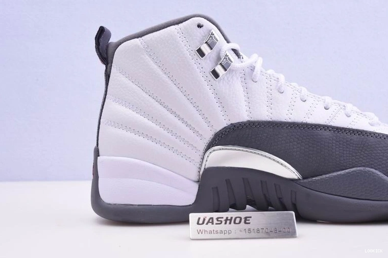 Reps 12 White (GS)  Jordan 153265-160 Retro Grey Dark 0509